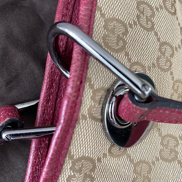 Gucci - vintage - Bucket bag - pink - Picture 6 of 16